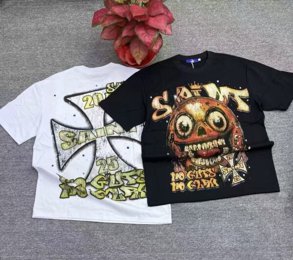 250g T-shirt 🆕big pattern - Image 4