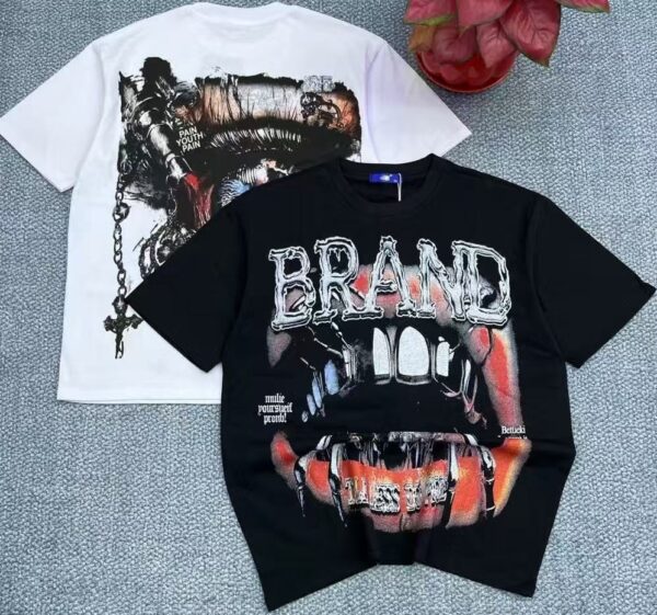 250g T-shirt ‼️big pattern - Image 6