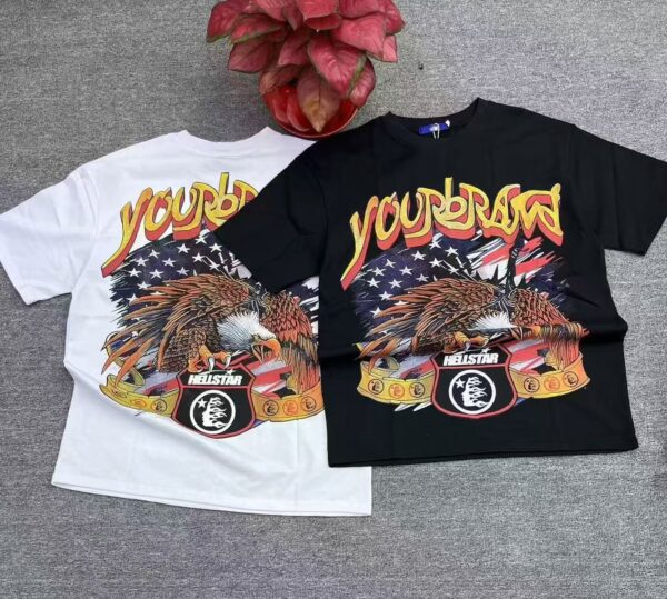250g T-shirt 🆕big pattern - Image 7