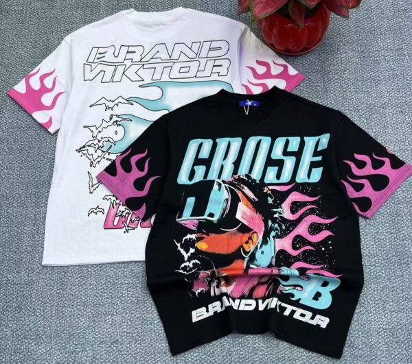 250g T-shirt ‼️big pattern - Image 6