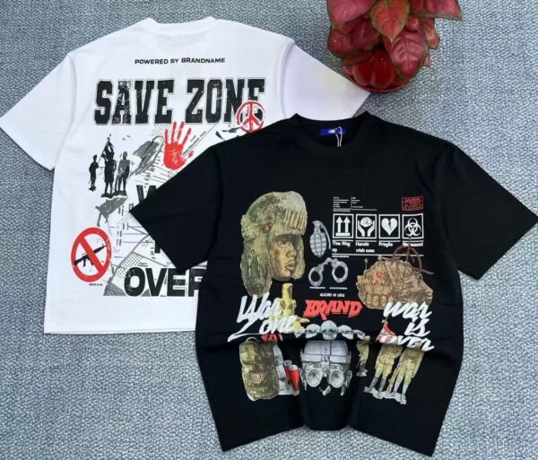 250g T-shirt ‼️big pattern - Image 4