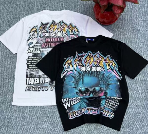 250g T-shirt ‼️big pattern - Image 3