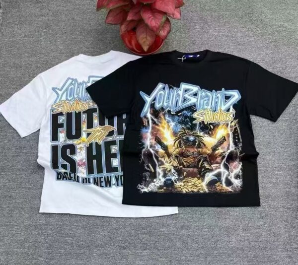 250g T-shirt ‼️big pattern - Image 9