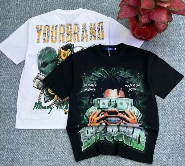 250g T-shirt ‼️big pattern - Image 6