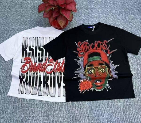 250g T-shirt ‼️big pattern - Image 4