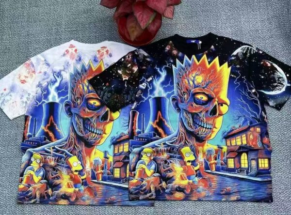 250g T-shirt ‼️big pattern - Image 2