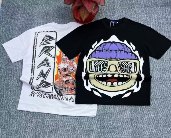 250g T-shirt ‼️big pattern - Image 2
