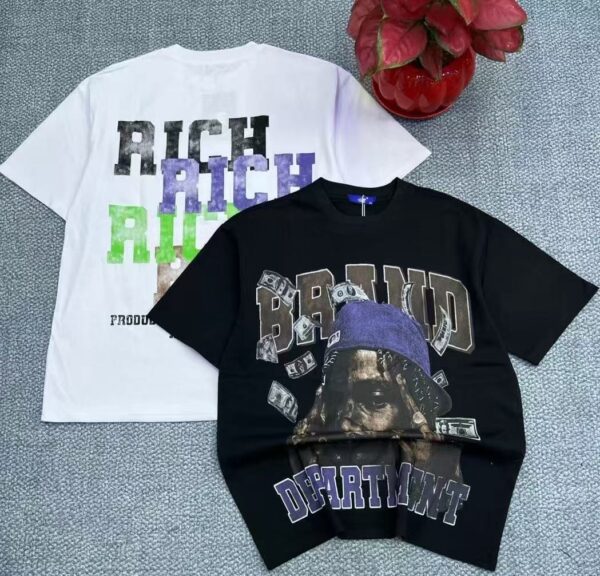 250g T-shirt ‼️big pattern - Image 4