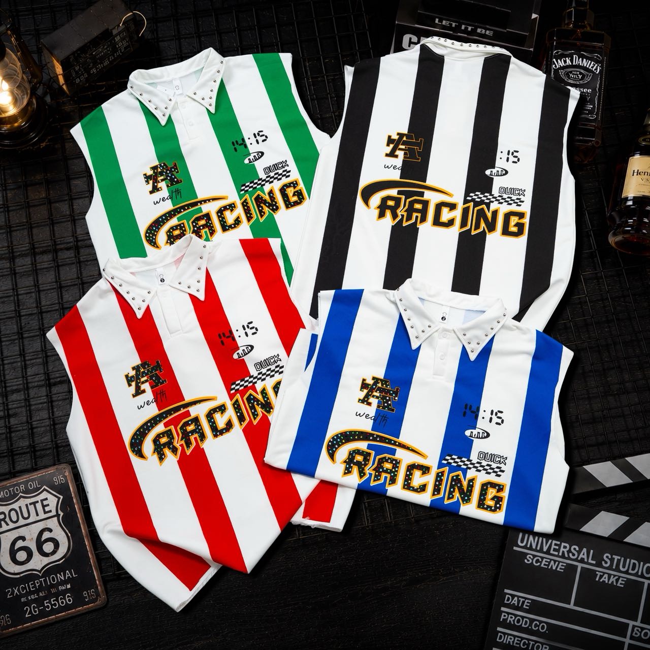 380g stripe armless 9