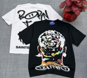 250g graphic T-shirt#B