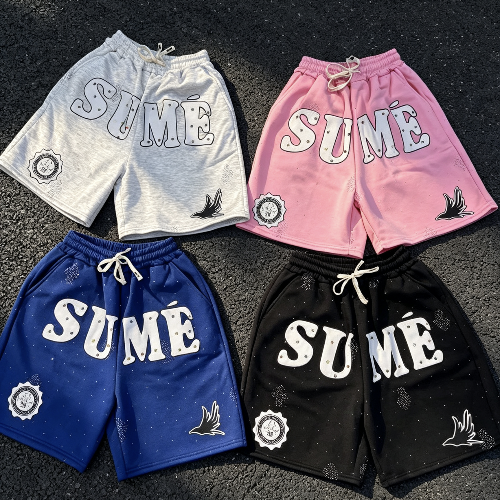 Wool stone shorts 15