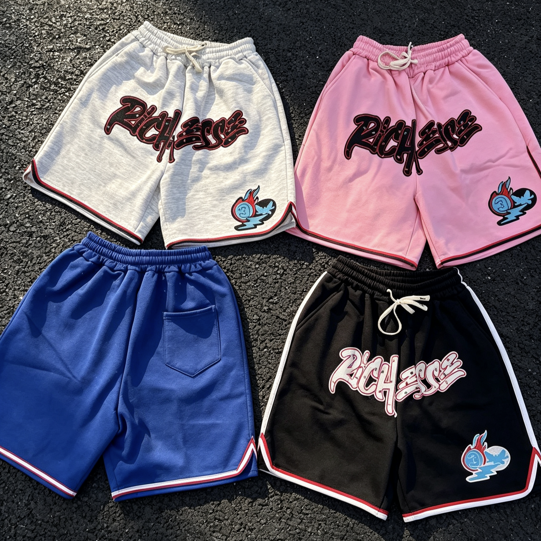 Wool stone shorts 14