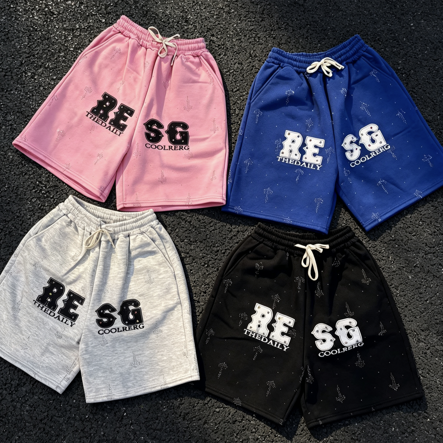Wool stone shorts 13