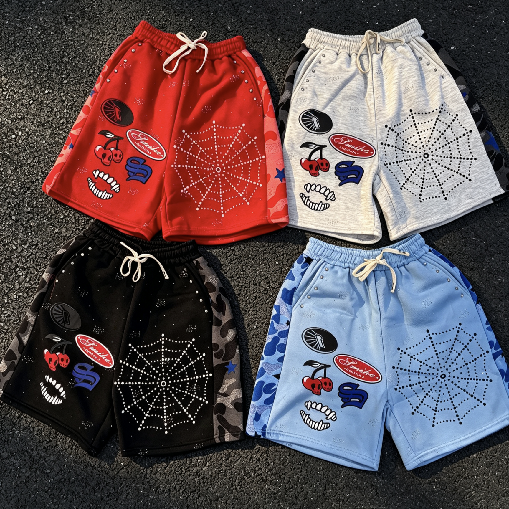 Wool stone shorts 12