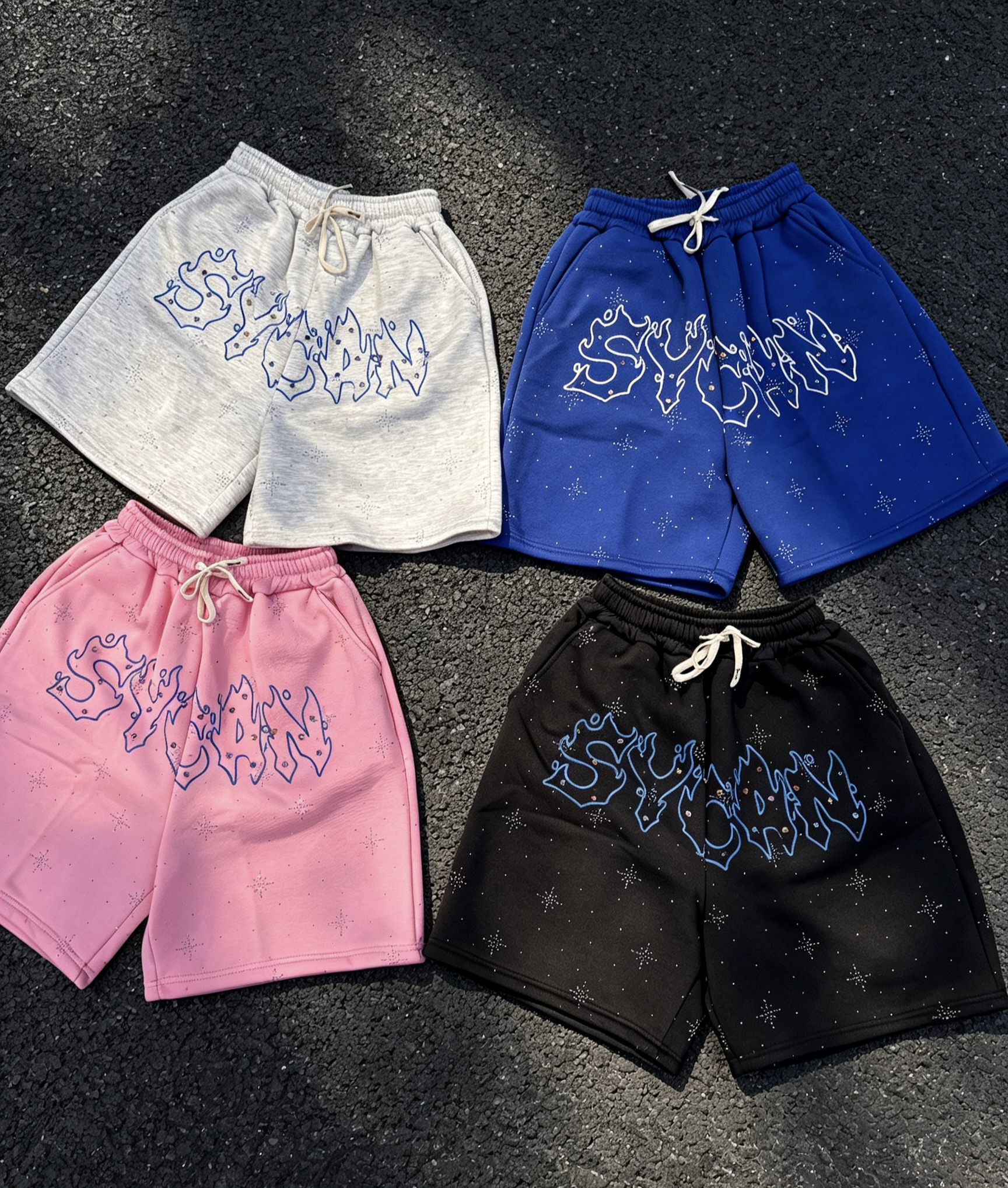 Wool stone shorts 11