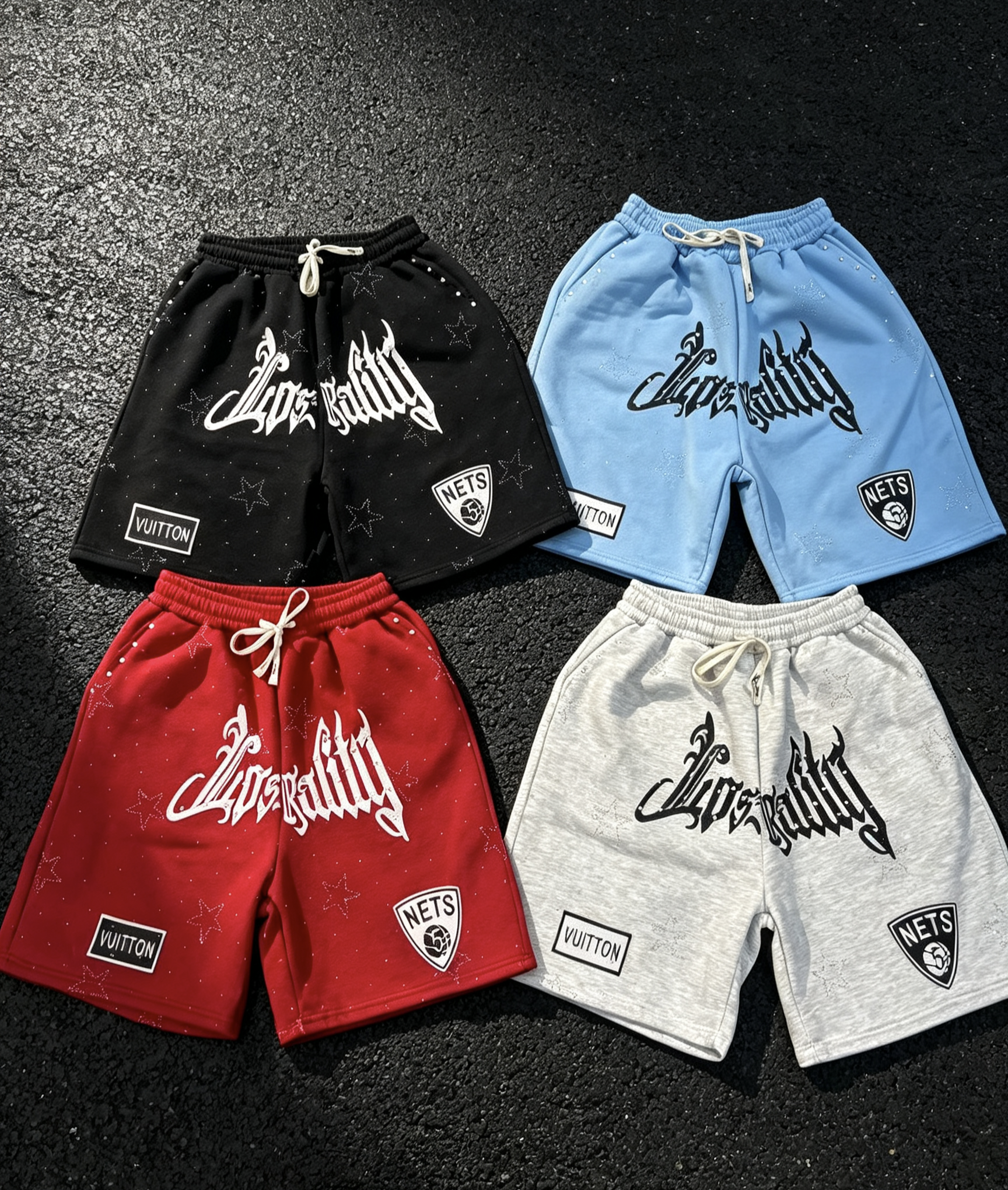 Wool stone shorts 2