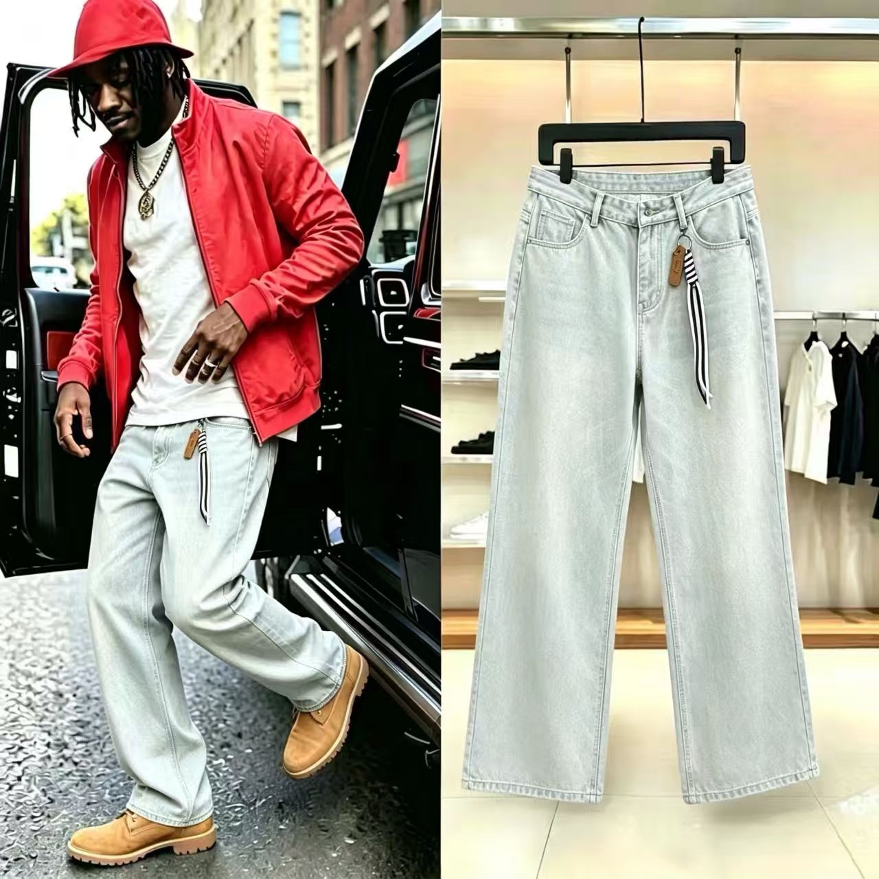 Baggy jeans#A 18