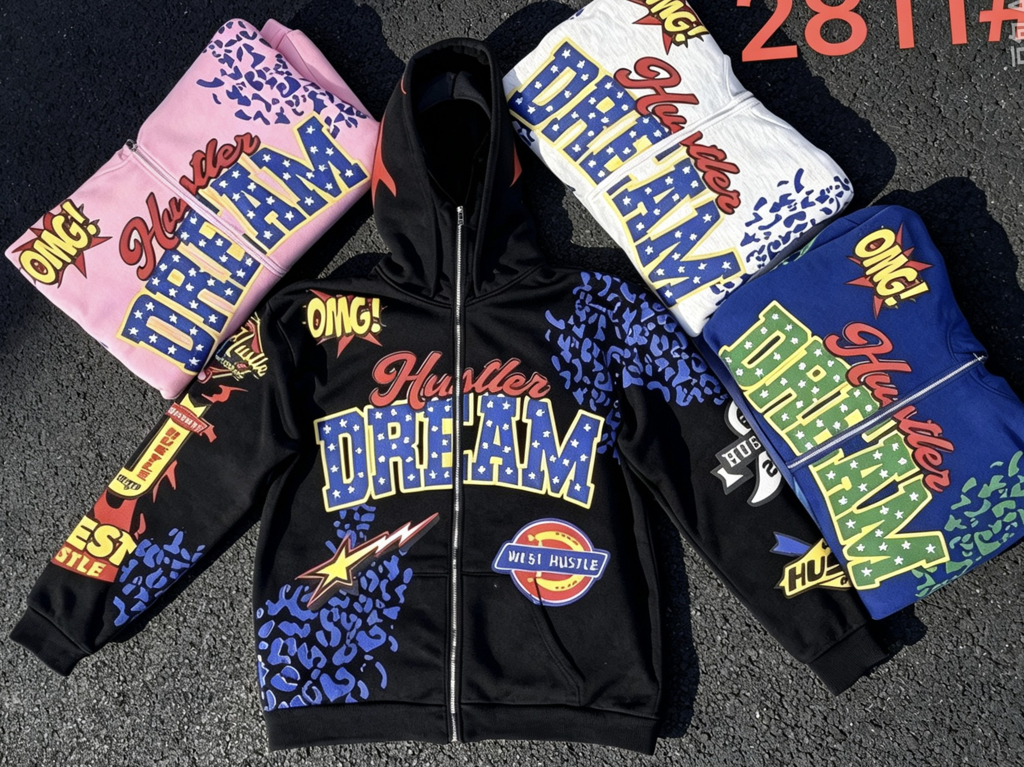 350g zip hoodie 3