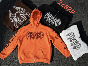 350g zip hoodie