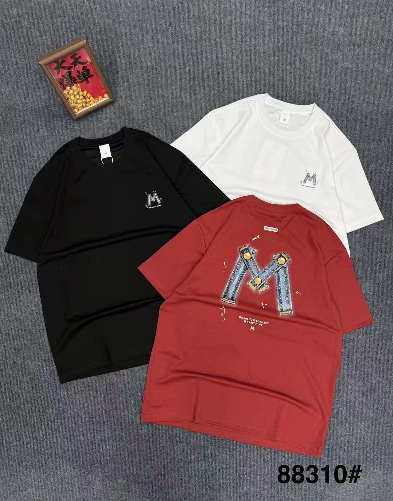 180g simple logo T-shirt