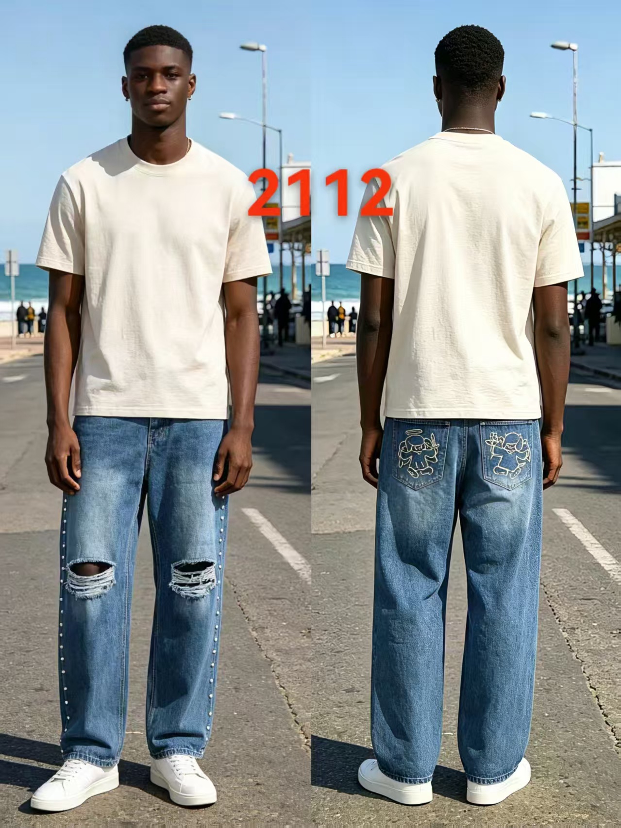Baggy jeans#D 31