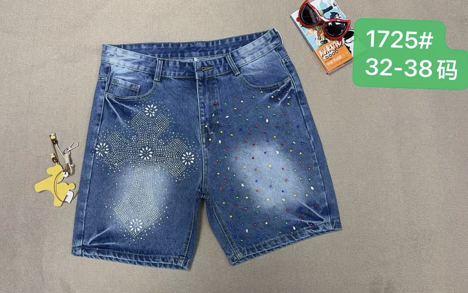 Diamond short jeans