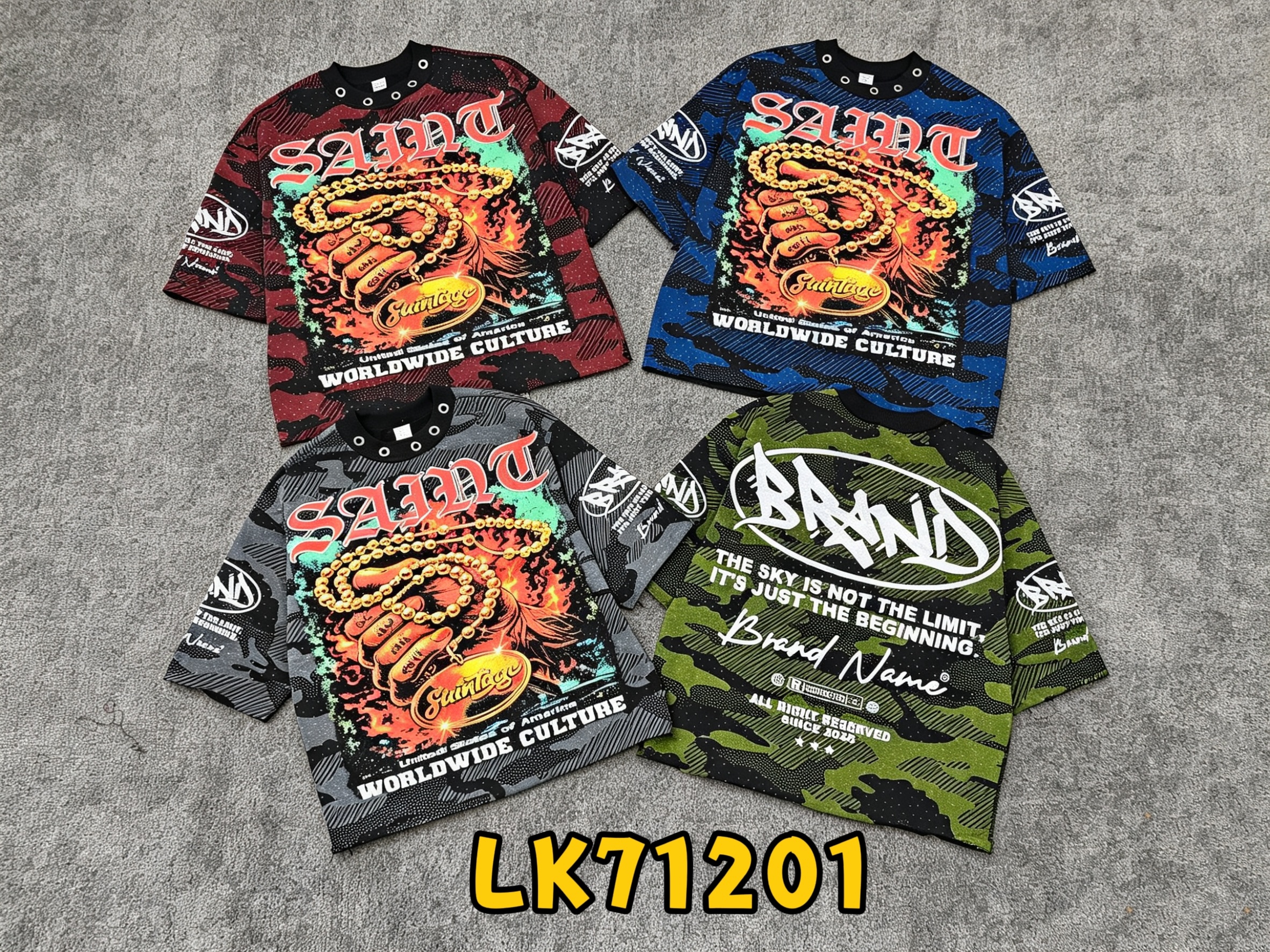 380g stone half sleeves 34