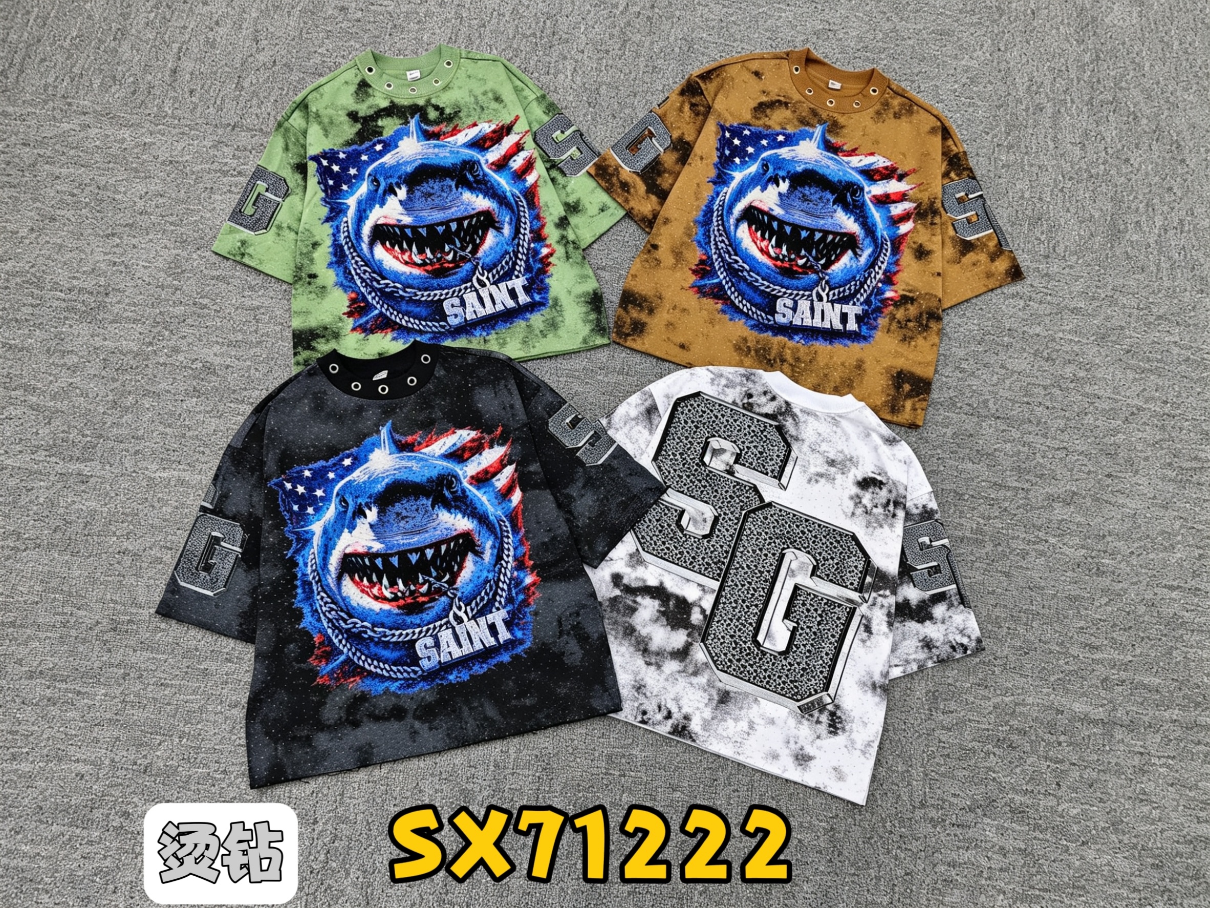 380g stone half sleeves 35