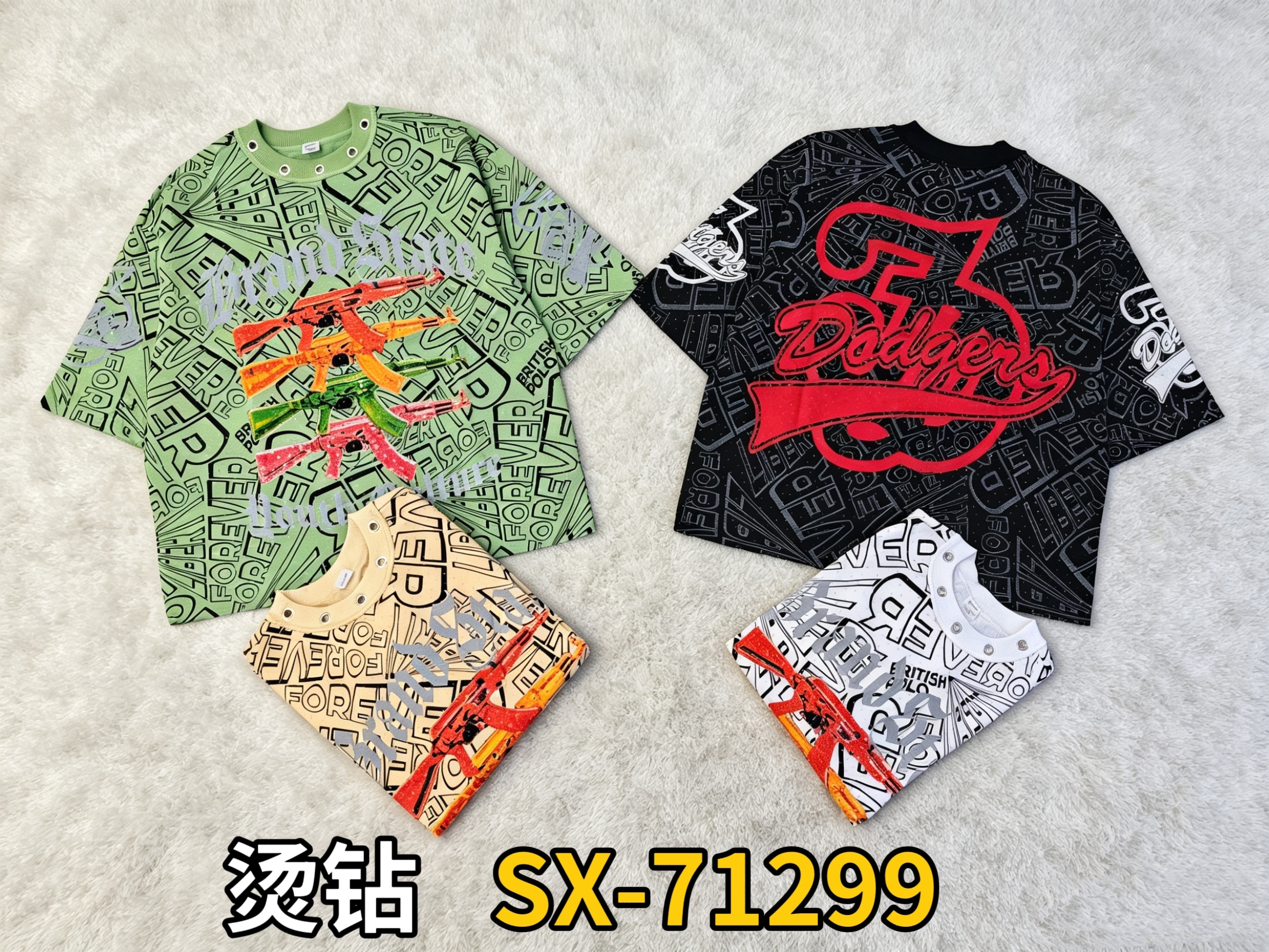 380g stone half sleeves 10