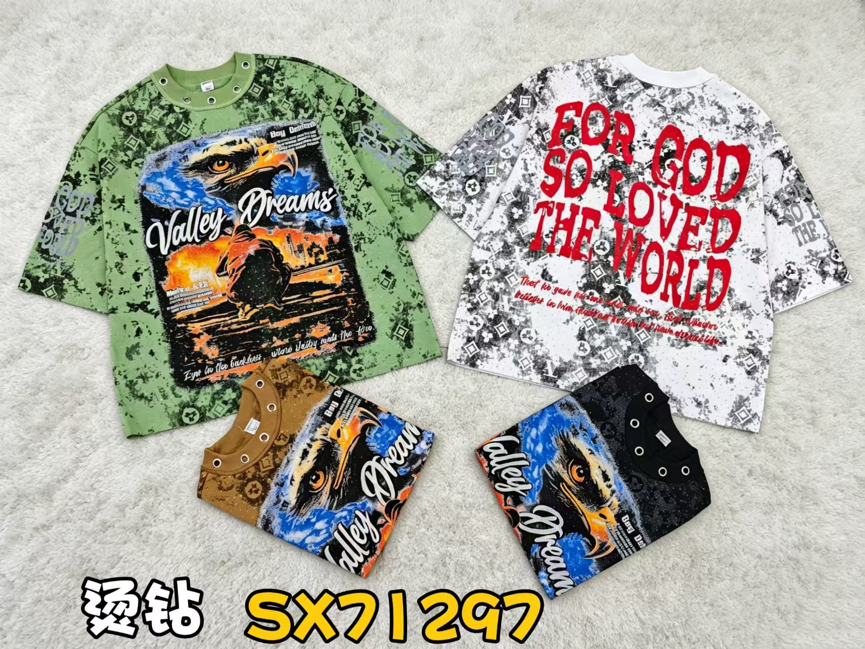 380g stone half sleeves 1
