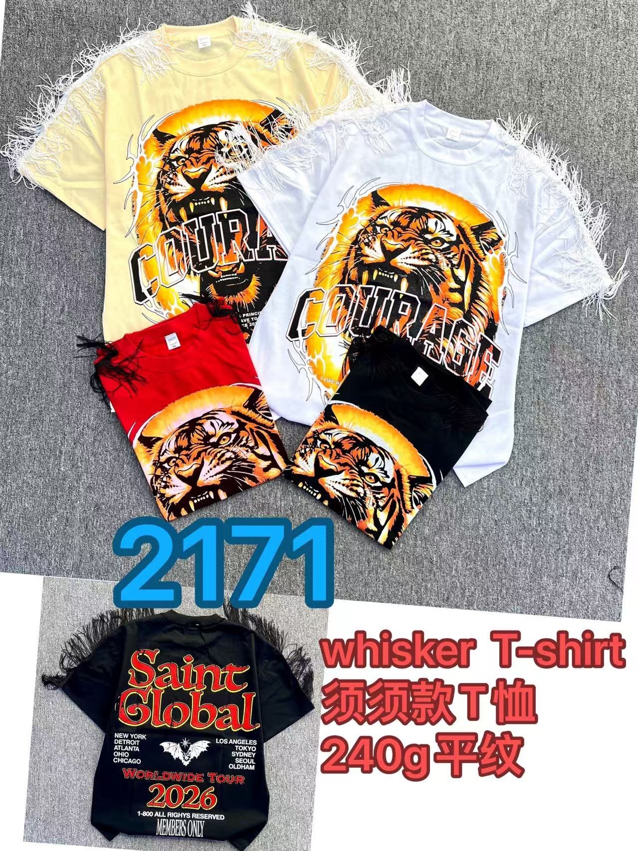 240g whisker T-shirt 25