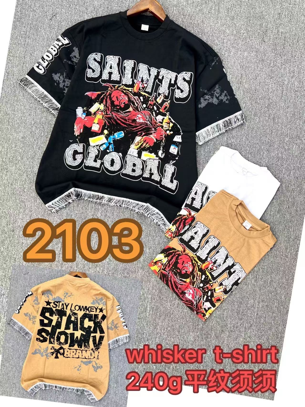 240g whisker T-shirt 1