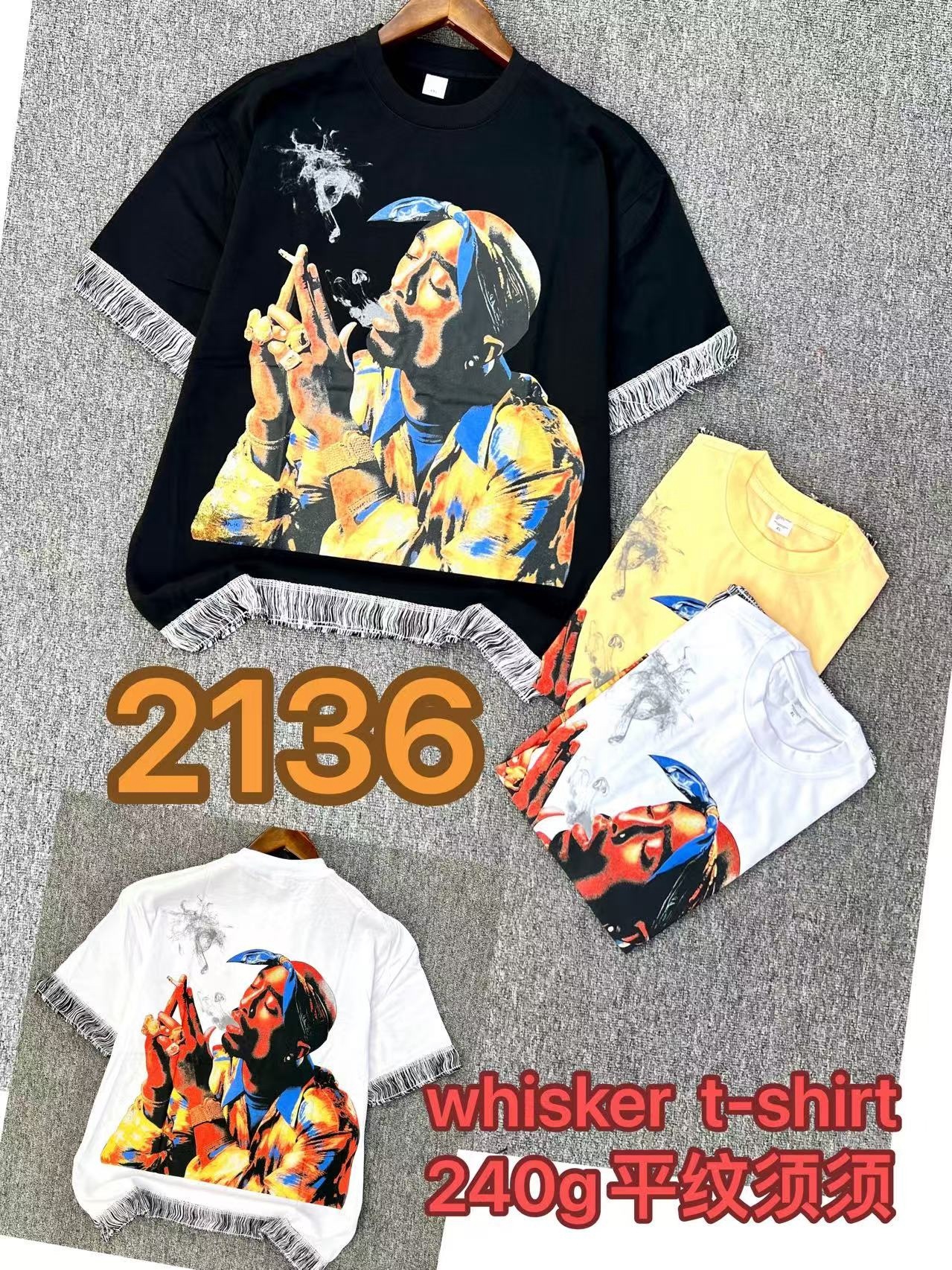 240g whisker T-shirt 8