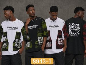 380g half sleeves&stydded