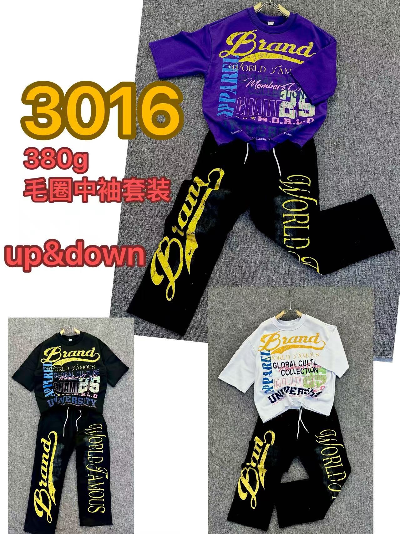 380g half sleeves up&down 3