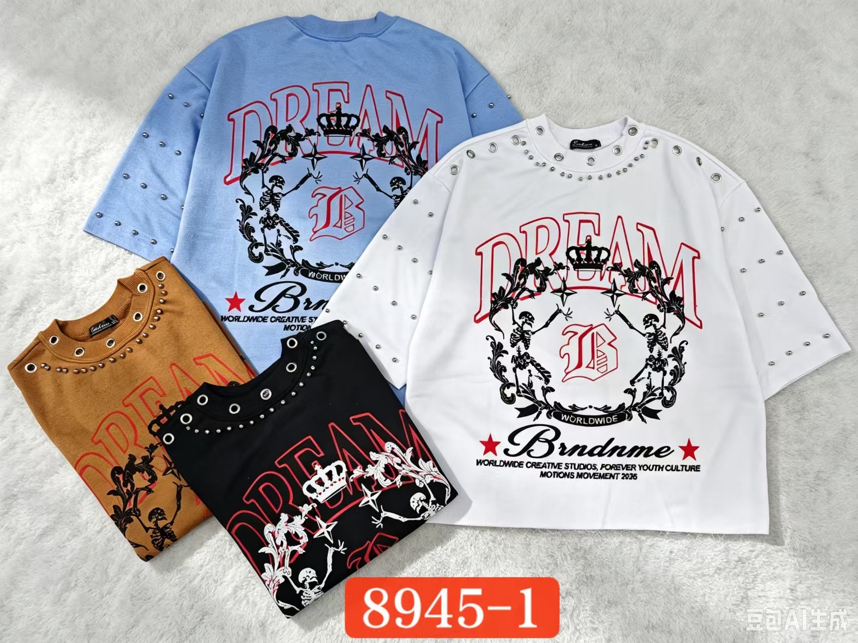 380g half sleeves&beads 12