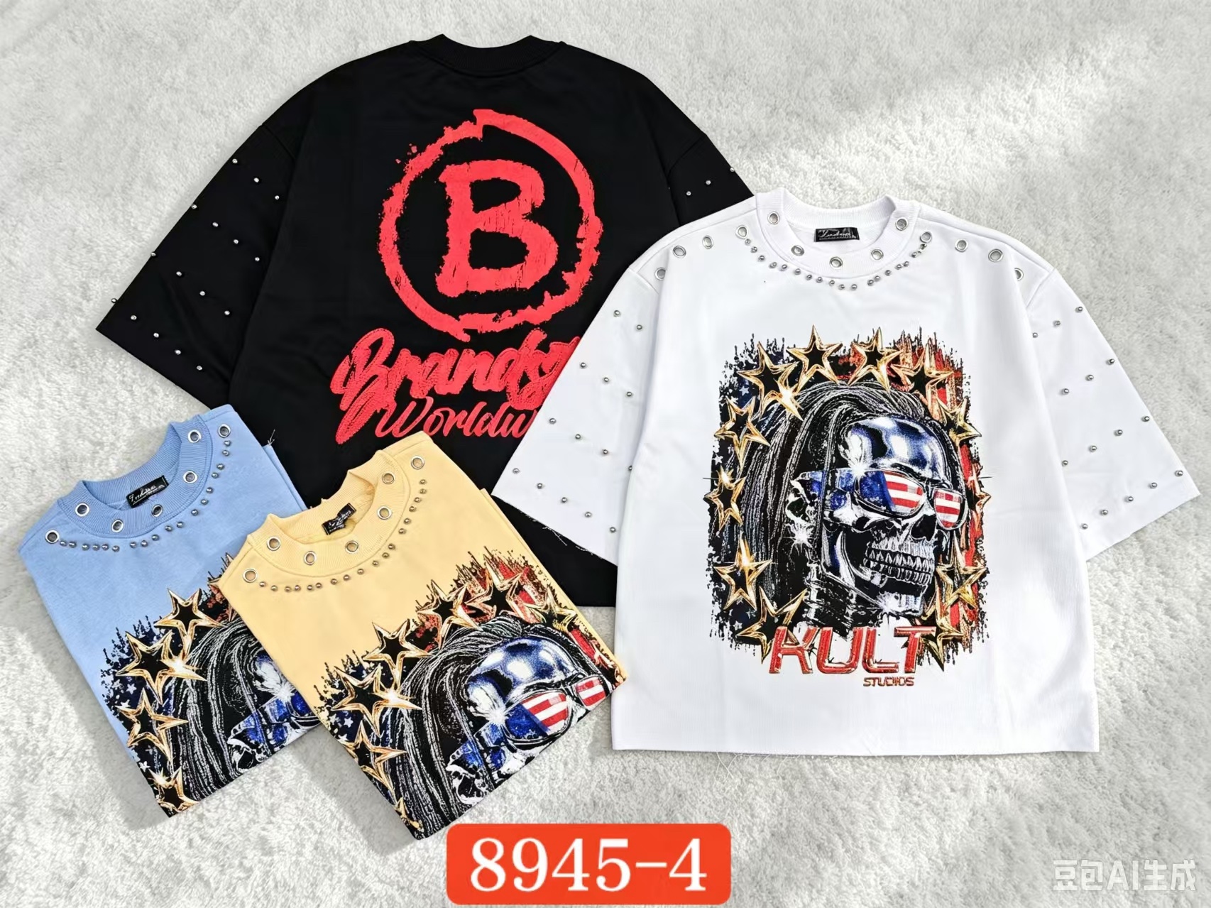 380g half sleeves&beads 8