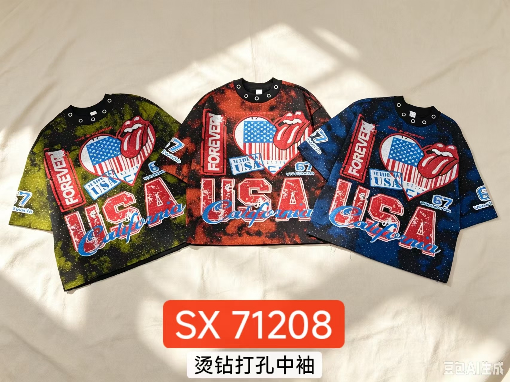 380g stone half sleeves 6