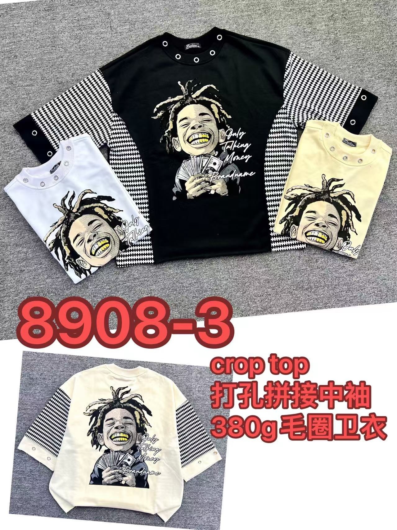 380g Pierced T-shirt 16