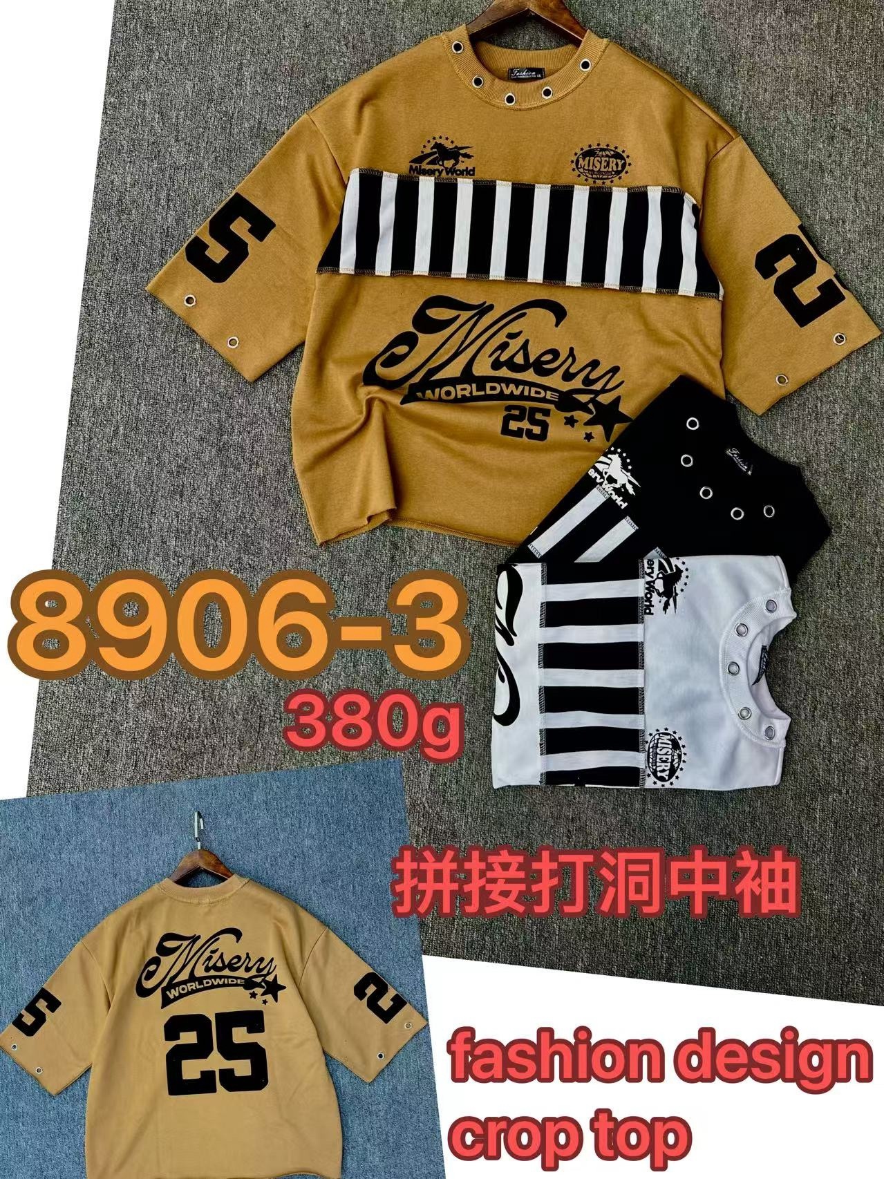 380g Pierced T-shirt 23