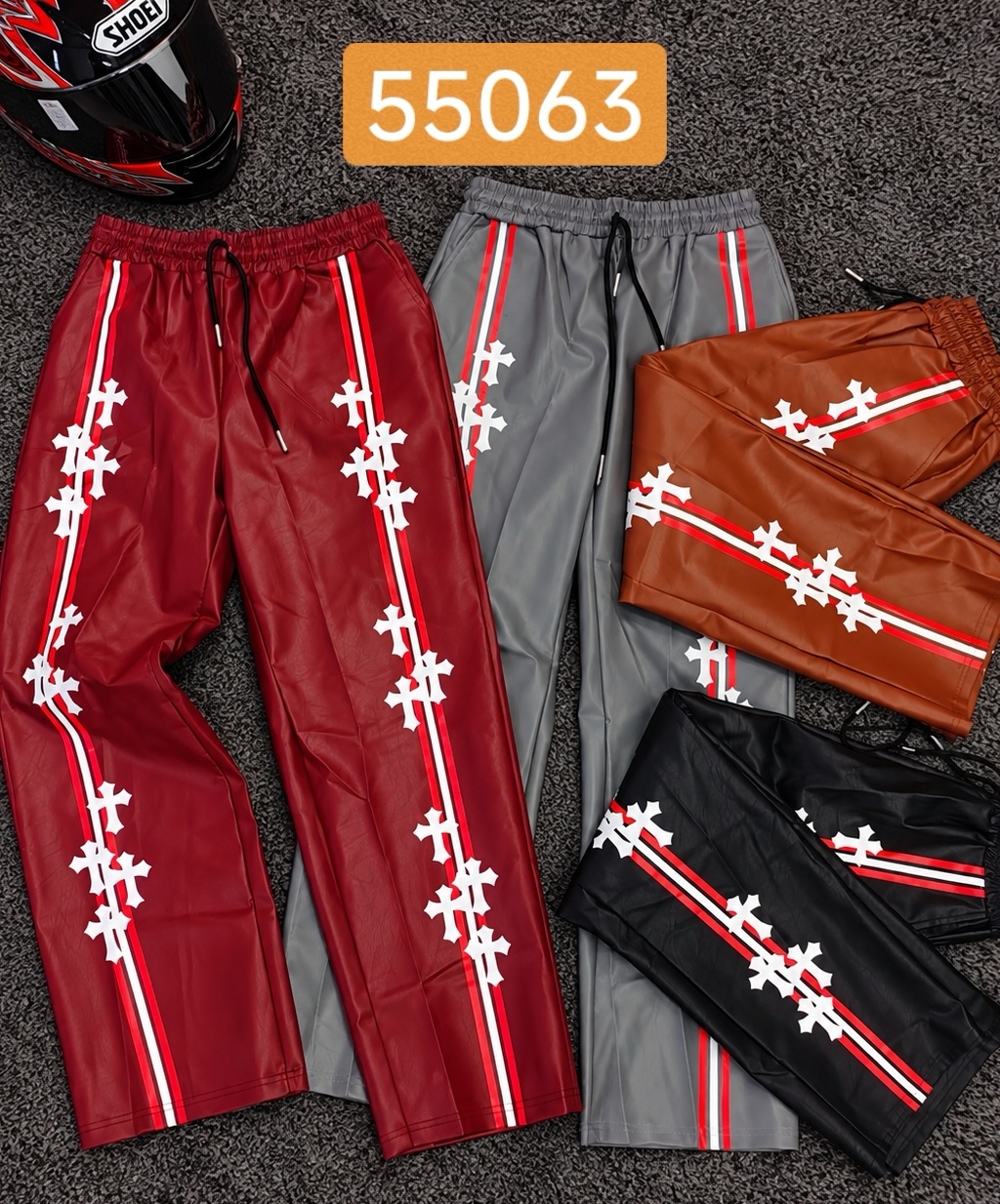 Long leather pants 6