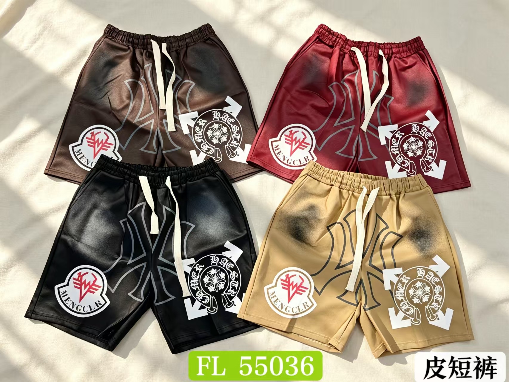 Short leather pants 3