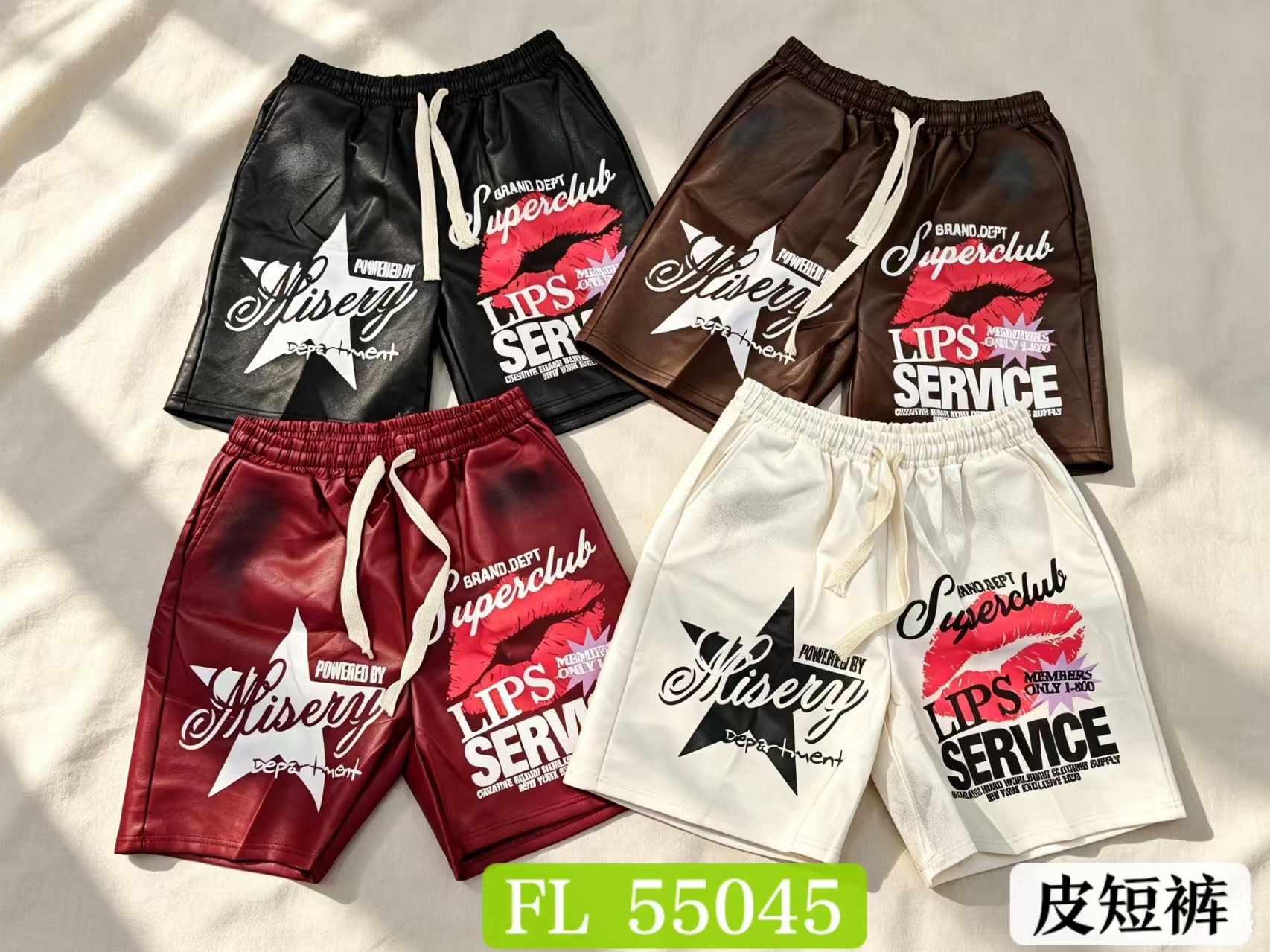 Short leather pants 5