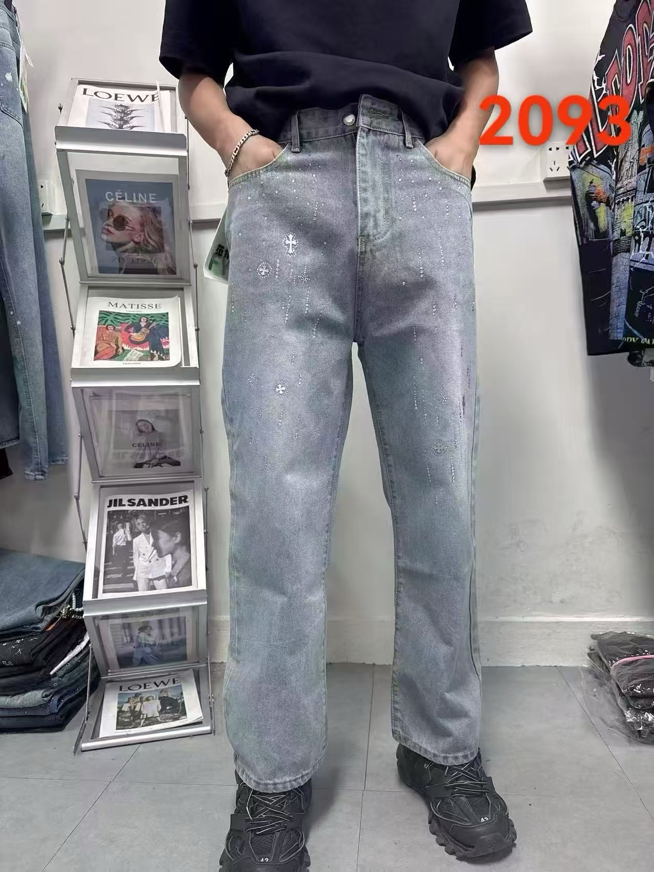 Baggy jeans#D 45