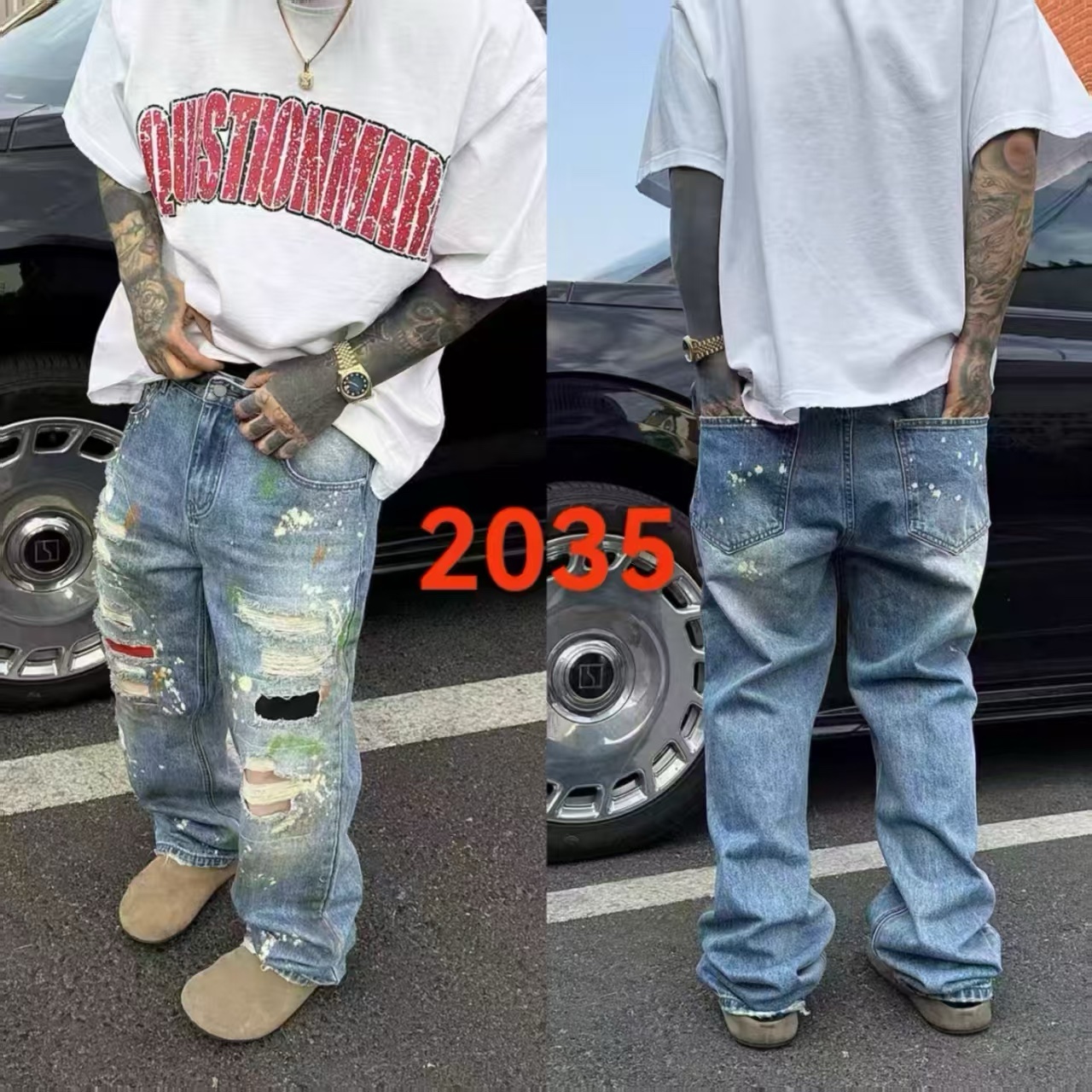 Baggy jeans#D 37