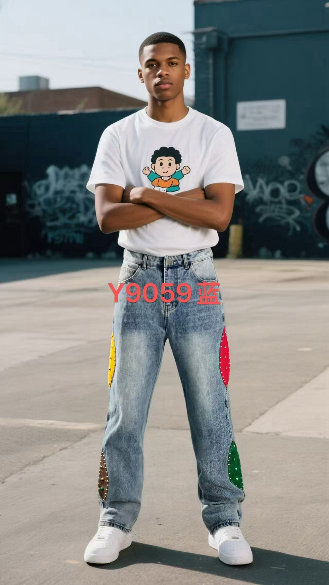 Baggy jeans#D 36