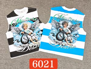 380g stripe armless