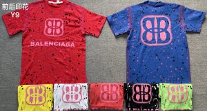 Thick pattern T-shirt