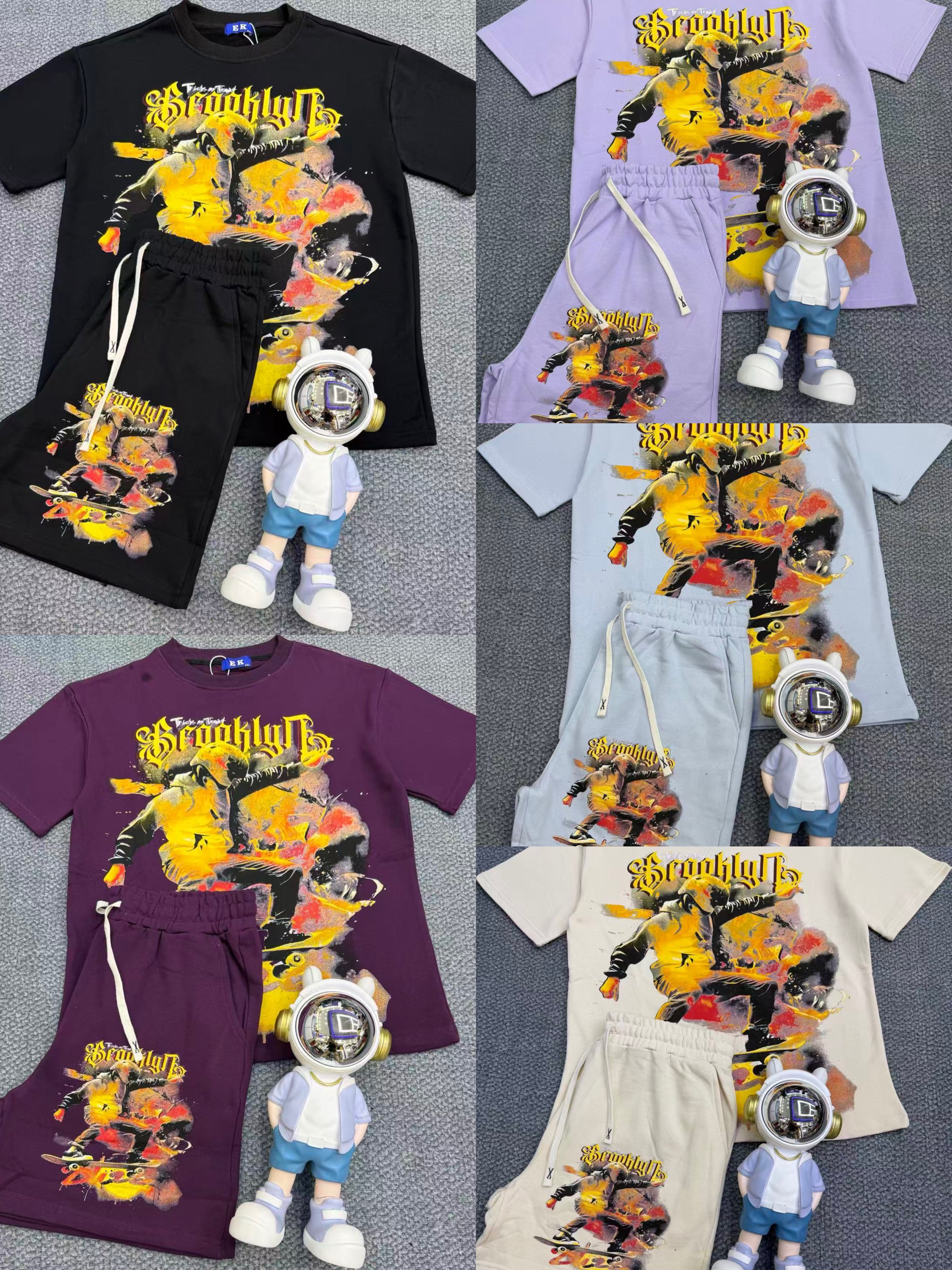 T-shirt&short 2pcs 4