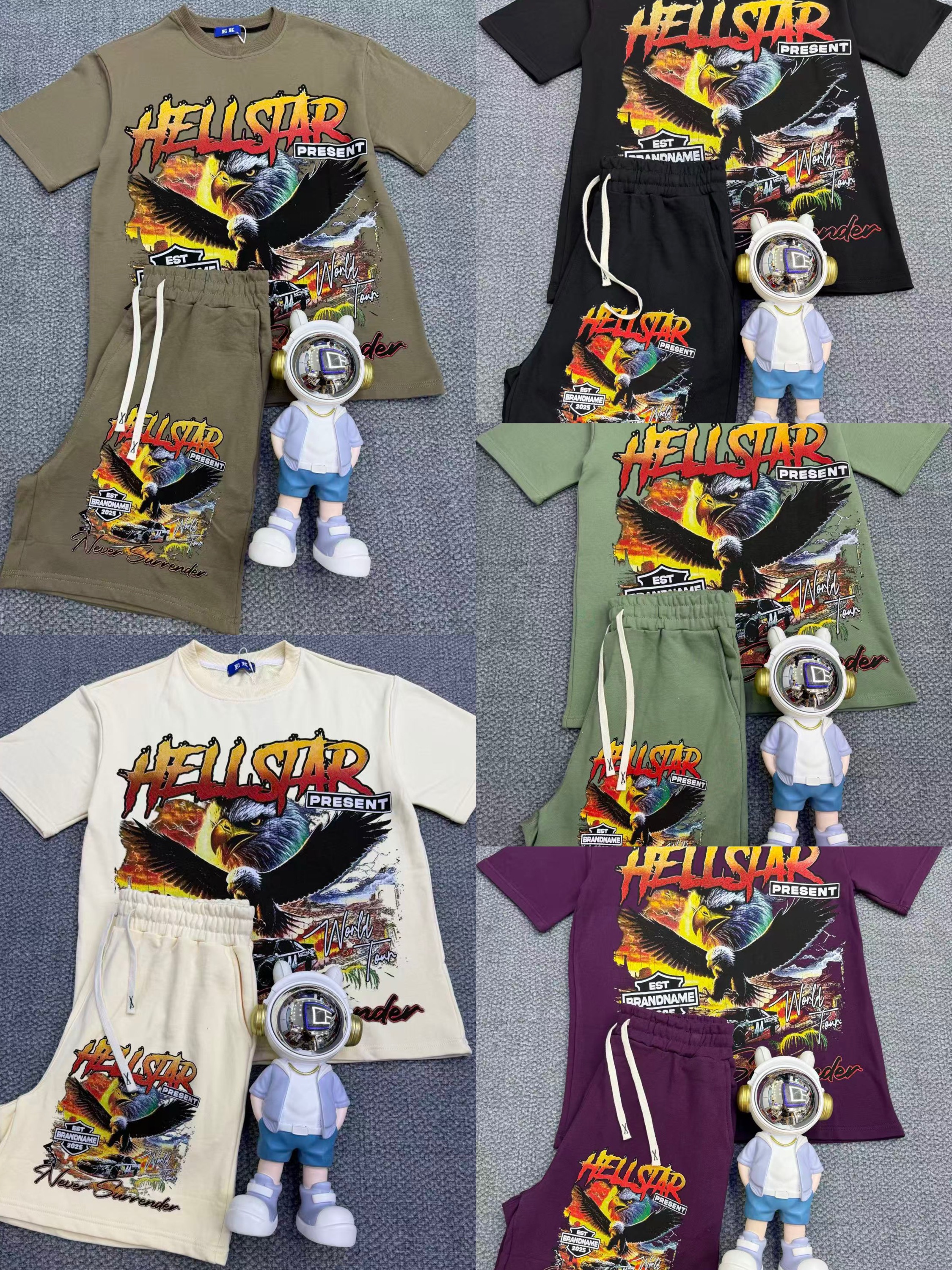 T-shirt&short 2pcs 3